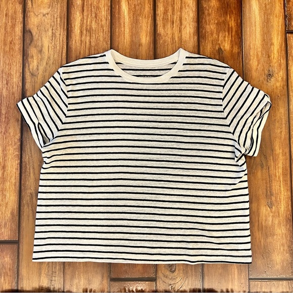 A New Day Stripped Tee - Picture 1 of 3